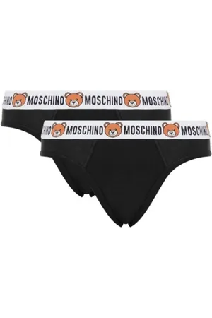 Moschino Undertøj, Herre, Sort, XS, Bomuld, Herre Bomuld Stræk Briefs