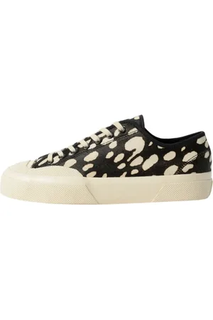 Superga Sko, Herre, Flerfarvet, 42 EU, Dalmatian Ponyhair Sneakers Sort/Beige