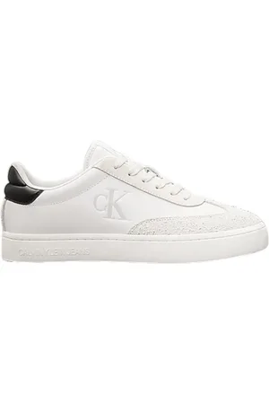 Calvin Klein Sko, Dame, Hvid, 39 EU, Læder, Klassiske Cupsole Sneakers