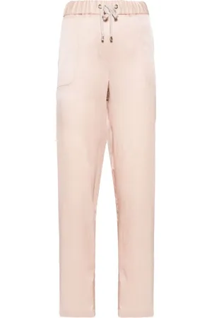 LORENA ANTONIAZZI Bukser, Dame, Lyserød, L, Uld, Casual Bukser Acetat Silikone