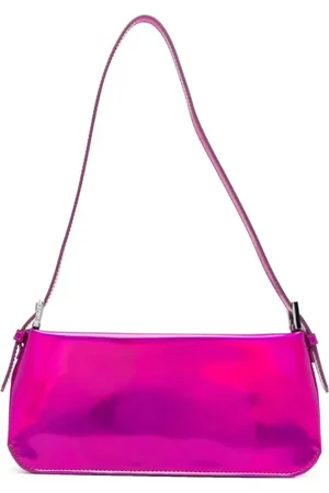 By Far Taske, Dame, Lyserød, ONE SIZE, Uld, Afslappet Fuchsia Læder Skuldertaske
