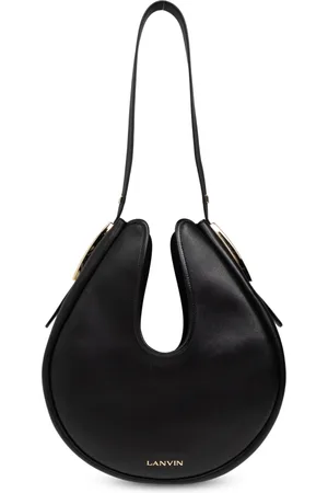 Lanvin Taske, Dame, Sort, ONE SIZE, Uld, Cymbal PM Hobo Taske