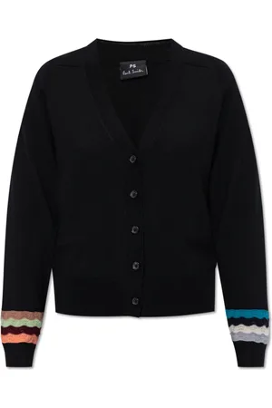 Paul Smith Strik, Dame, Sort, S, Uld, Uld Cardigan