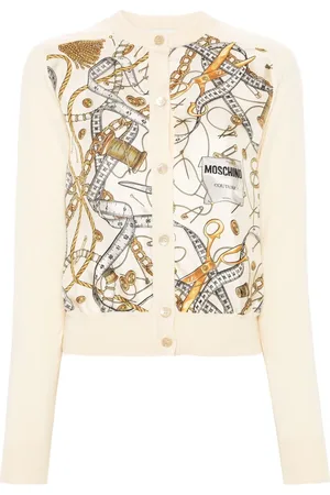 Moschino Strik, Dame, , 2XS, Uld, Merino Uld Cardigan