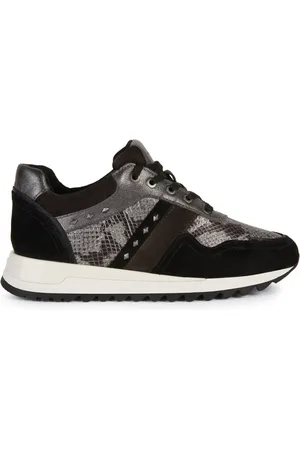 Geox Sko, Herre, Sort, 39 EU, Uld, Stilfulde Tableau Sko