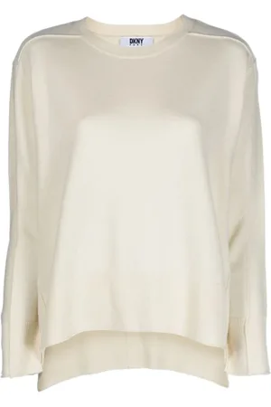 DKNY Strik, Dame, , M, Uld, Casual Uld Crew Neck Sweater