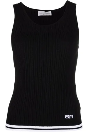 Sonia by Sonia Rykiel Top, Dame, Sort, XL, Polyester, Afslappet Sort Tank Top