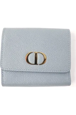 Dior Pre-owned, Dame, Blå, ONE SIZE, Pre-owned Laeder punge
