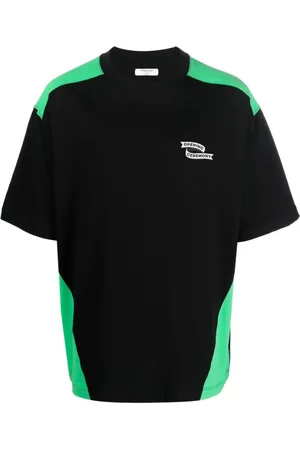 Opening Ceremony Top, Herre, Sort, S, Bomuld, Casual Sort Bomuld Kortærmet T-Shirt