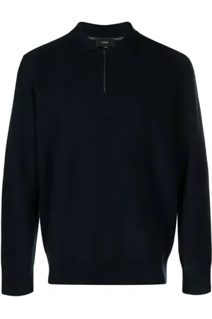 Vince Sweathshirts & Hoodies, Herre, Blå, XS, Cashmere, Elegant Blå Cashmere Afslappede Bukser
