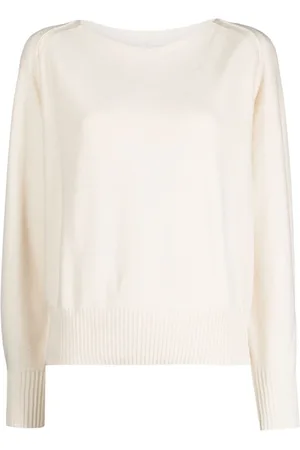 DKNY Strik, Dame, , M, Uld, Casual Sweater med Syede Skuldre