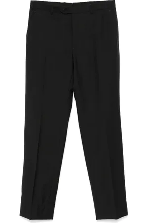 BRIONI Bukser, Herre, Sort, 3XL, Uld, Sort Uldblandingsbukser Twillvæv