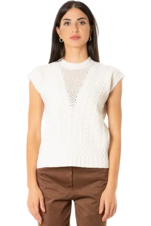 D.EXTERIOR Strik, Dame, , M, Uld, Kashmir Silke Ærmeløs Sweater Vest