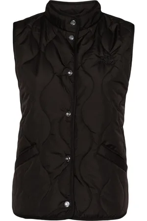 Ralph Lauren Jakke, Dame, Sort, XL, Polyester, Isoleret vest