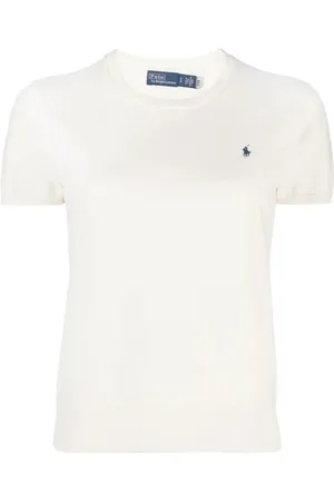 Ralph Lauren Top, Dame, , L, Bomuld, Casual Sweater med korte ærmer