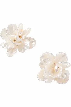 Masai Tilbehør, Dame, Hvid, ONE SIZE, Blomsterøreringe Whitecap