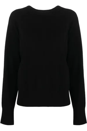 Vince Strik, Dame, Sort, S, Cashmere, Sort Cashmere Sweatshirt Casual Stil