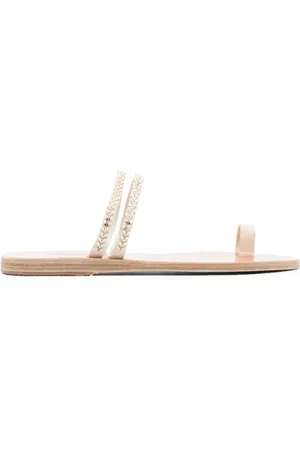 Ancient Greek Sandals Sko, Dame, Hvid, 36 EU, Læder, Hvide ko læder afslappet sandaler