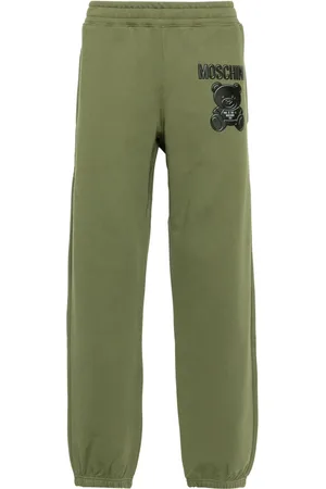 Moschino Bukser, Herre, Grøn, L, Bomuld, Grøn Bomuld Afslappet Activewear Bukser