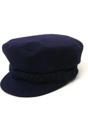 CHANEL Pre-owned, Dame, Blå, ONE SIZE, Pre-owned Canvas hatte