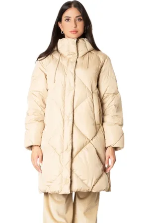 Max Mara Frakke, Dame, , M, Uld, Lang Pufferjakke - Cacha Farve