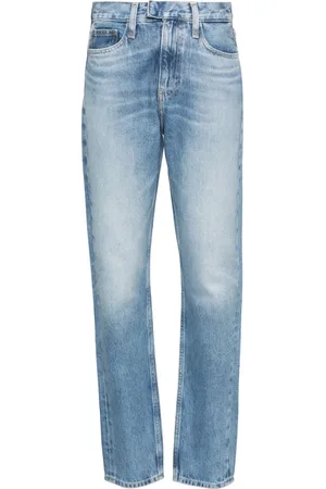Calvin Klein Jeans, Dame, Blå, W28 L32, Bomuld, Blå Skinny Jeans Afslappet Stil