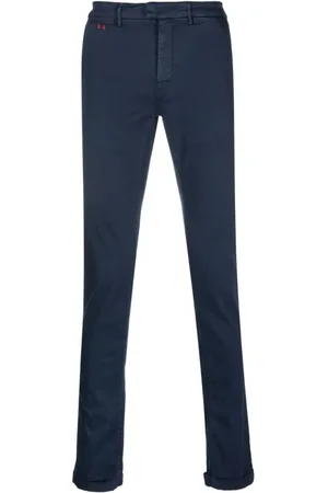 sartoria tramarossa Bukser, Herre, Blå, W32, Bomuld, Blå Straight Jeans Casual Stil