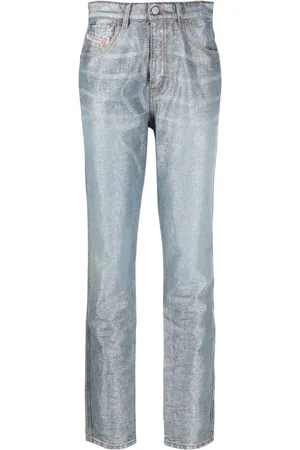 Diesel Jeans, Dame, Blå, W25, Bomuld, Casual Skinny Jeans i blå