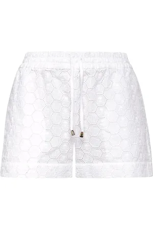 Philipp Plein Shorts, Dame, Hvid, XS, Bomuld, Hvide Blonde Casual Shorts