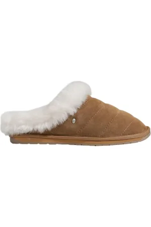 Emu Sko, Dame, Brun, 39 EU, Suede, Suede Dameslippers Efterår/Vinter Kollektion