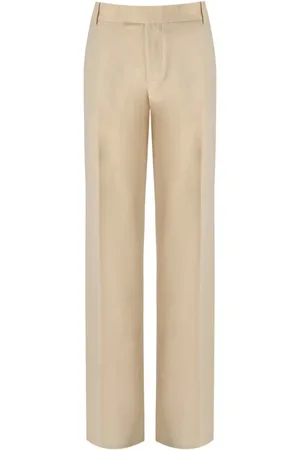 FEDERICA TOSI Bukser, Dame, , 2XS, Uld, Smør Wide Leg Bukser