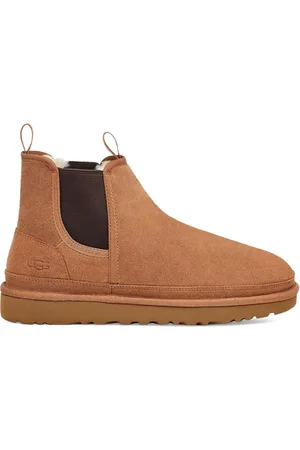 UGG Sko, Herre, Brun, 49 1/2 EU, Uld, Neumel Chelsea Støvler