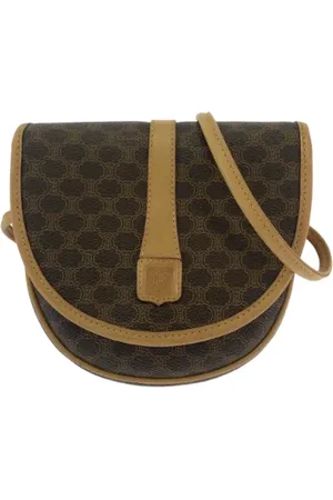 Céline Pre-owned, Dame, Brun, ONE SIZE, Pre-owned Canvas crossbody-tasker