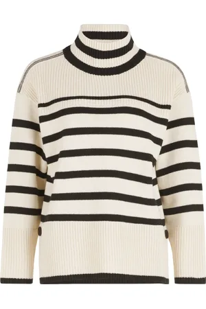Betty Barclay Strik, Dame, , XL, Uld, Stribet grovstrikket sweater