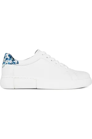 Kate Spade Sko, Dame, Hvid, 37 EU, Læder, Hvide Logo Sneakers Gummisål Læder