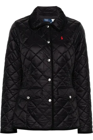 Ralph Lauren Jakke, Dame, Sort, XS, Nylon, Isoleret Sort Nylon Casual Jakke