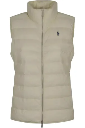 Ralph Lauren Jakke, Dame, , S, Creme Quiltet Vest