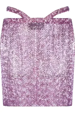 SANTA BRANDS Nederdel, Dame, Lyserød, XS/S, Tyl, Mesh Lingerie Style Mini Skirt