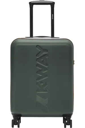 K-Way Kuffert, Herre, Grøn, ONE SIZE, Uld, Lille Trolley med Maxi Logo