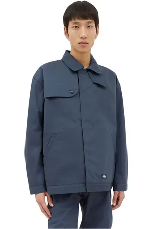 Dickies Jakke, Herre, Blå, S, Bomuld, Klassisk Twill Eisenhower Jakke