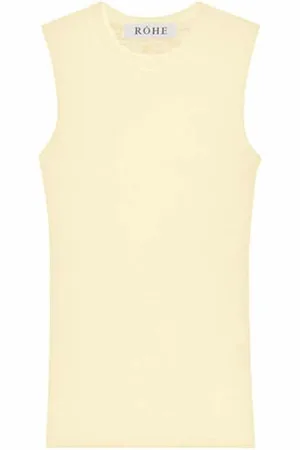 Rohe Strik, Dame, , S, Uld, Merino Ærmeløs Crew Neck Tank