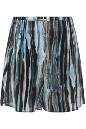Philosophy Blues Original Shorts, Dame, Flerfarvet, S, Uld, Silke Baysmas Shorts Sort Elegant Design