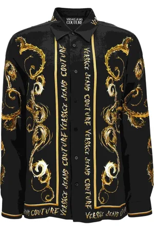 VERSACE Skjorte, Herre, Sort, S, Skjorter