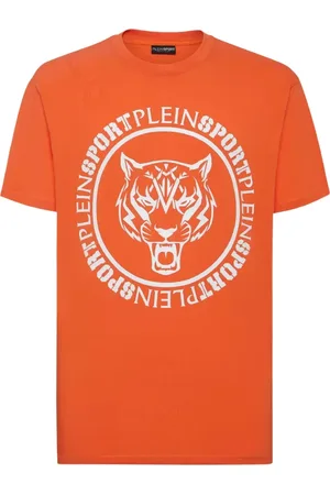 Philipp Plein Top, Herre, , XL, Bomuld, Tiger T-shirt