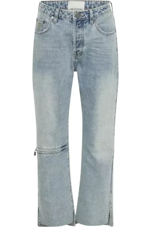 ONE TEASPOON Jeans, Dame, Blå, W28, Denim, Mid-rise Blå Denim Jeans
