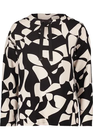 Betty Barclay Top, Dame, Sort, S, Uld, Sweatshirt med høj hals og stilfulde detaljer