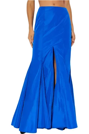 Cult Gaia Nederdel, Dame, Blå, M, Polyester, Blå Maxi Nederdel Jori Stil