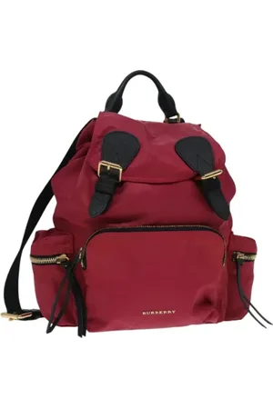 Burberry Pre-owned, Dame, Lyserød, ONE SIZE, Nylon, Pre-owned nylon rygsaekke
