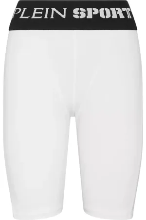 Philipp Plein Sport, Dame, Hvid, M, Uld, Hvide Push-Up Leggings