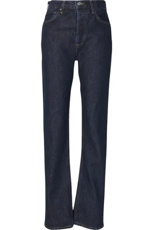 AGOLDE Jeans, Dame, Blå, W27, Vintage High-Waist Straight-Leg Jeans